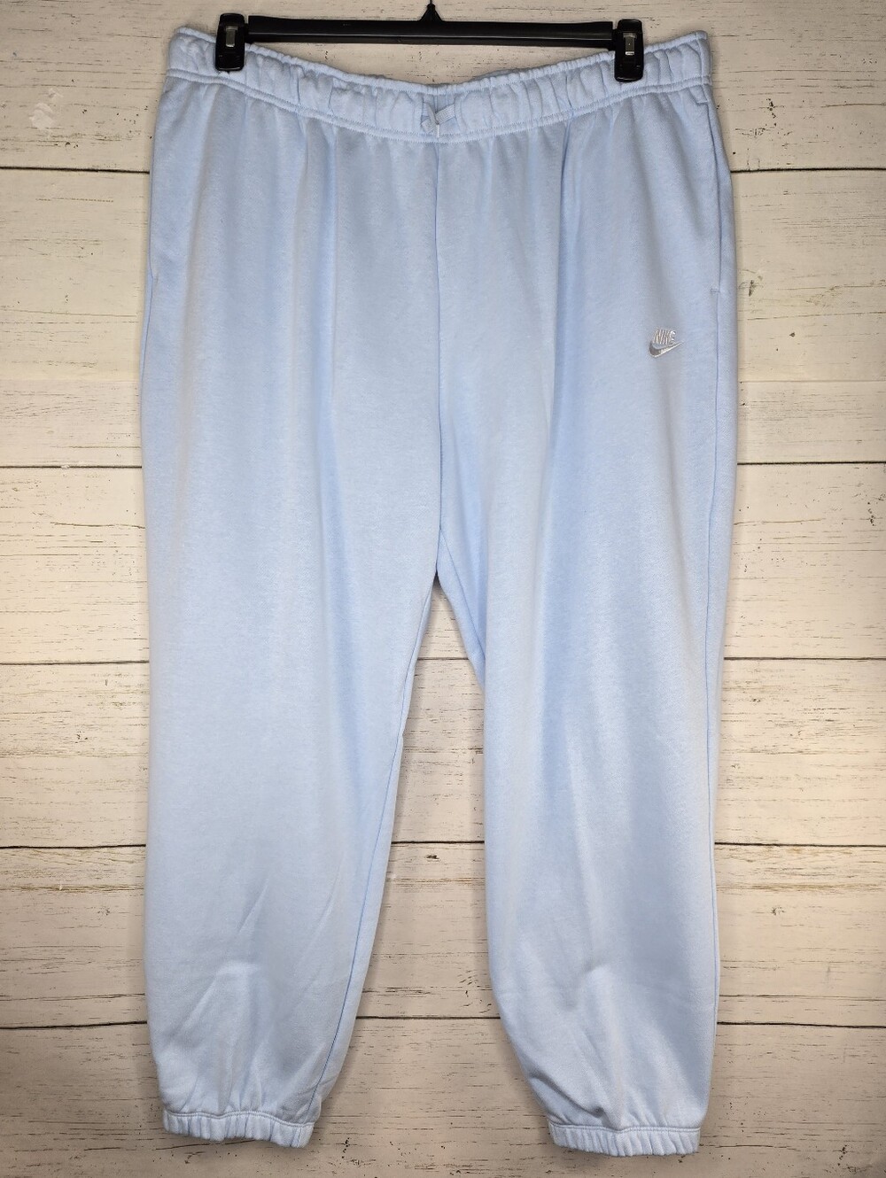 Nike Women's Sportswear Club Fleece Mid-Rise Oversized Sweatpants Celestine Blue